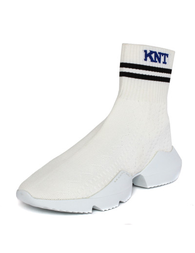 KITON KNT SOCK SNEAKERS - WHITE Default