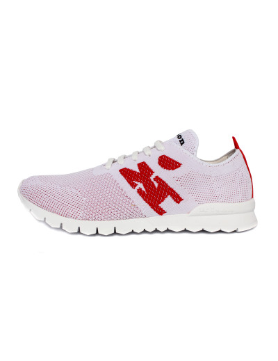 KITON SNEAKERS - WHITE & RED Default