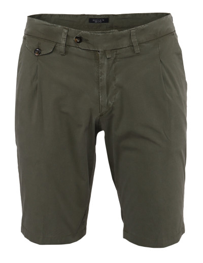 PANICALE SHORTS - GREEN - STRETCH COTTON