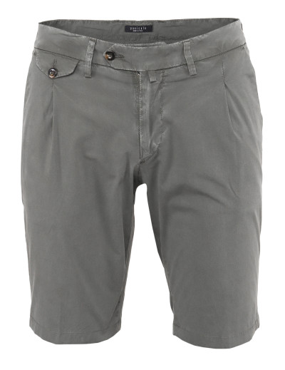 PANICALE SHORTS - GREY - STRETCH COTTON