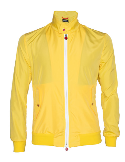 KITON BOMBER JACKET - YELLOW - POLYESTER Default