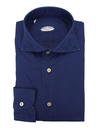 VINCENZO DI RUGGIERO DRESS SHIRT - BLUE JEANS - COTTON Default