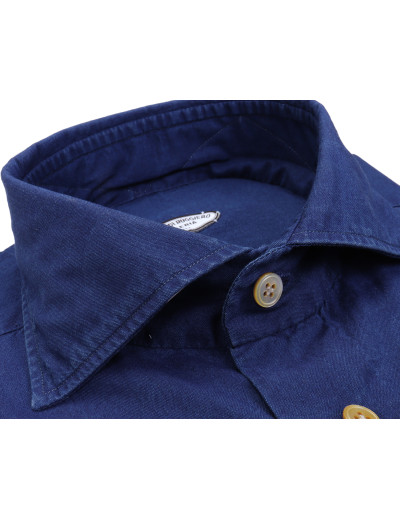 VINCENZO DI RUGGIERO DRESS SHIRT - BLUE JEANS - COTTON Default