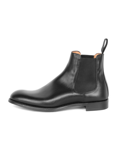 JOSEPH CHEANEY CHELSEA BOOTS - CALFSKIN - BLACK