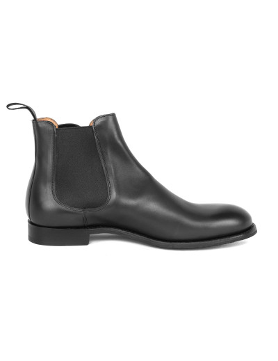 JOSEPH CHEANEY CHELSEA BOOTS - CALFSKIN - BLACK