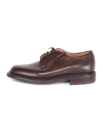 JOSEPH CHEANEY DERBY SHOES - CALFSKIN - ESPRESSO BROWN