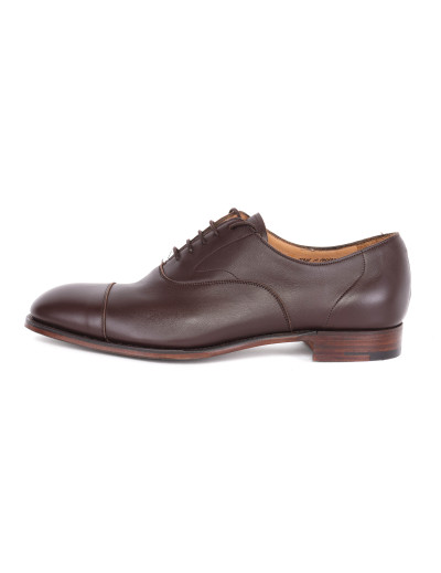 JOSEPH CHEANEY DERBY SHOES - CALFSKIN - TRUFFLE BROWN