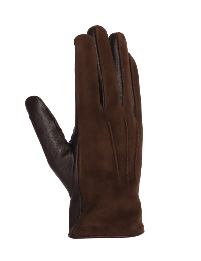 LABONIA GLOVES - DARK BROWN - LAMBSKIN