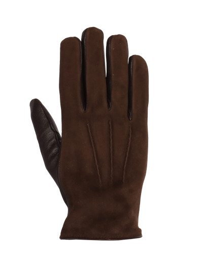 LABONIA GLOVES - DARK BROWN - LAMBSKIN