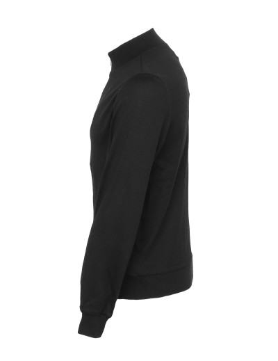 MARCO PESCAROLO "CLUB" JACKET - BLACK - COTTON & SILK
