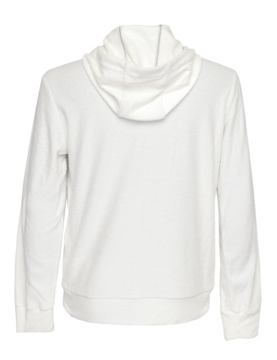 MARCO PESCAROLO HOODIE - OFF-WHITE - COTTON TERRY