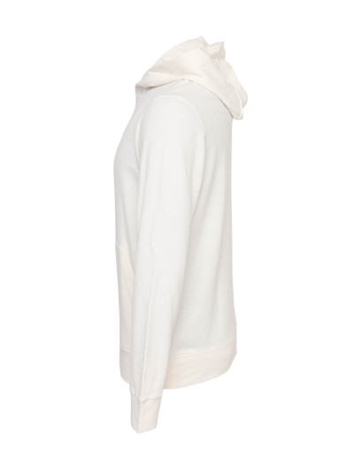 MARCO PESCAROLO HOODIE - OFF-WHITE - COTTON & SILK