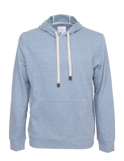 MARCO PESCAROLO HOODIE - BLUE - COTTON