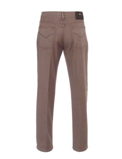 MARCO PESCAROLO PANTS - BROWN - LIGHTWEIGHT WOOL