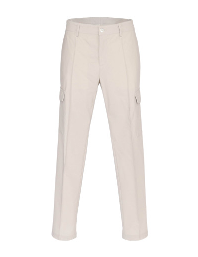 MARCO PESCAROLO PANTS - BEIGE - STRETCH LIGHTWEIGHT WOOL