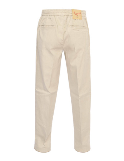 Marco Pescarolo Kiton pants Chiaia handmade Napoli Italia lyocell cotton drawstring dress