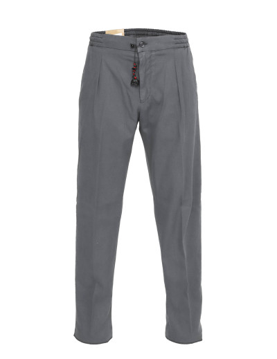 Marco Pescarolo Kiton pants Chiaia handmade Napoli Italia lyocell cotton drawstring dress