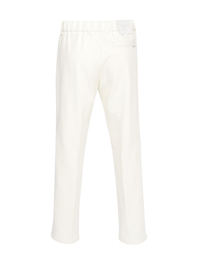 MARCO PESCAROLO PANTS - OFF-WHITE - STRETCH JERSEY