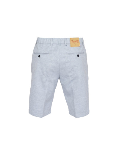 MARCO PESCAROLO SHORTS - BLUE & WHITE - COTTON