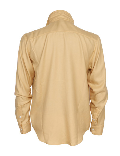 MARCO PESCAROLO OVERSHIRT - YELLOW - LIGHTWEIGHT CASHMERE & SILK