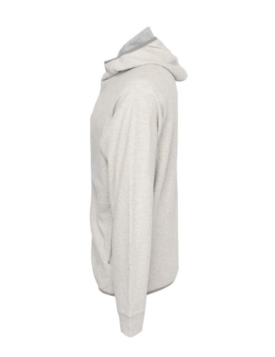 MARCO PESCAROLO "JAY" HOODIE JACKET - GREY - COTTON