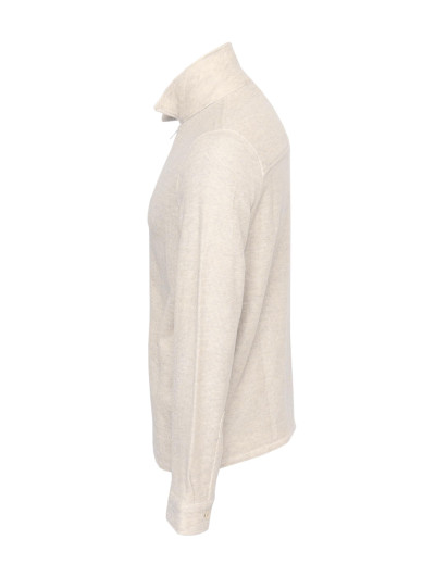 MARCO PESCAROLO "AVI" JACKET - BEIGE - COTTON & LINEN