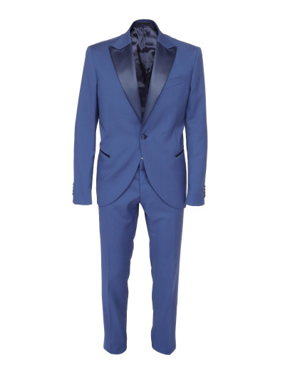PAL ZILERI TUXEDO SUIT - ROYAL BLUE - LIGHTWEIGHT WOOL