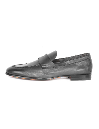 SANTONI LOAFER - CALFSKIN - GREY