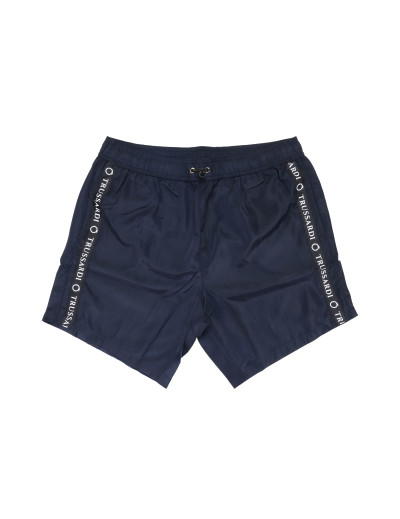 TRUSSARDI SWIM SHORTS - NAVY BLUE